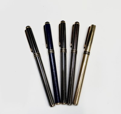 Lot 1221 - Eleven Colibri pens including four fountain pens