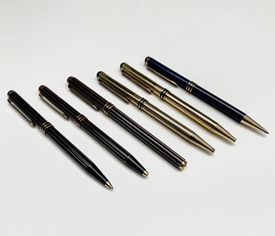 Lot 1221 - Eleven Colibri pens including four fountain pens