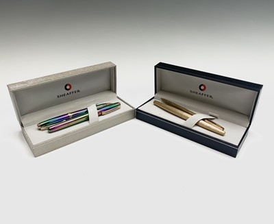 Lot 1223 - A Shaeffer Prelude Plasma Rainbow fountain pen...