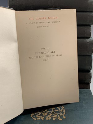 Lot 1298 - JAMES GEORGE FRAZER. 'The Golden Bough, A...