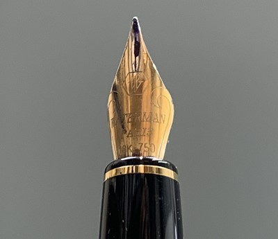 Lot 1237 - A Waterman L'Etalon Gold plated basket weave...