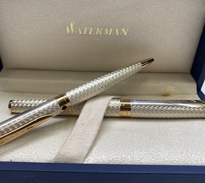 Lot 1238 - A Waterman L'Etalon Sterling silver and gold...