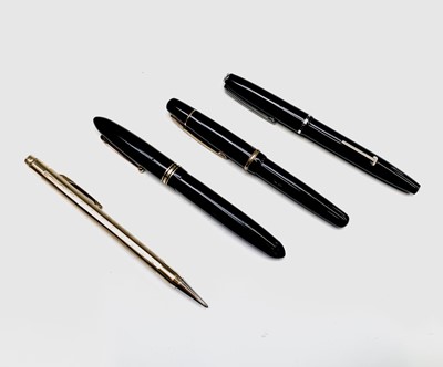 Lot 1244 - A black UHU fountain pen (lacks nib), a...