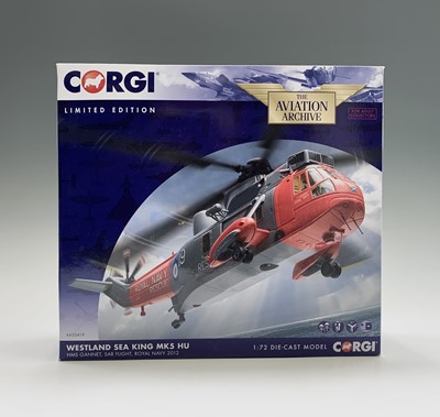 Lot 650 - Corgi Die Cast Helicopters - A box containing...