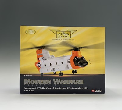 Lot 650 - Corgi Die Cast Helicopters - A box containing...