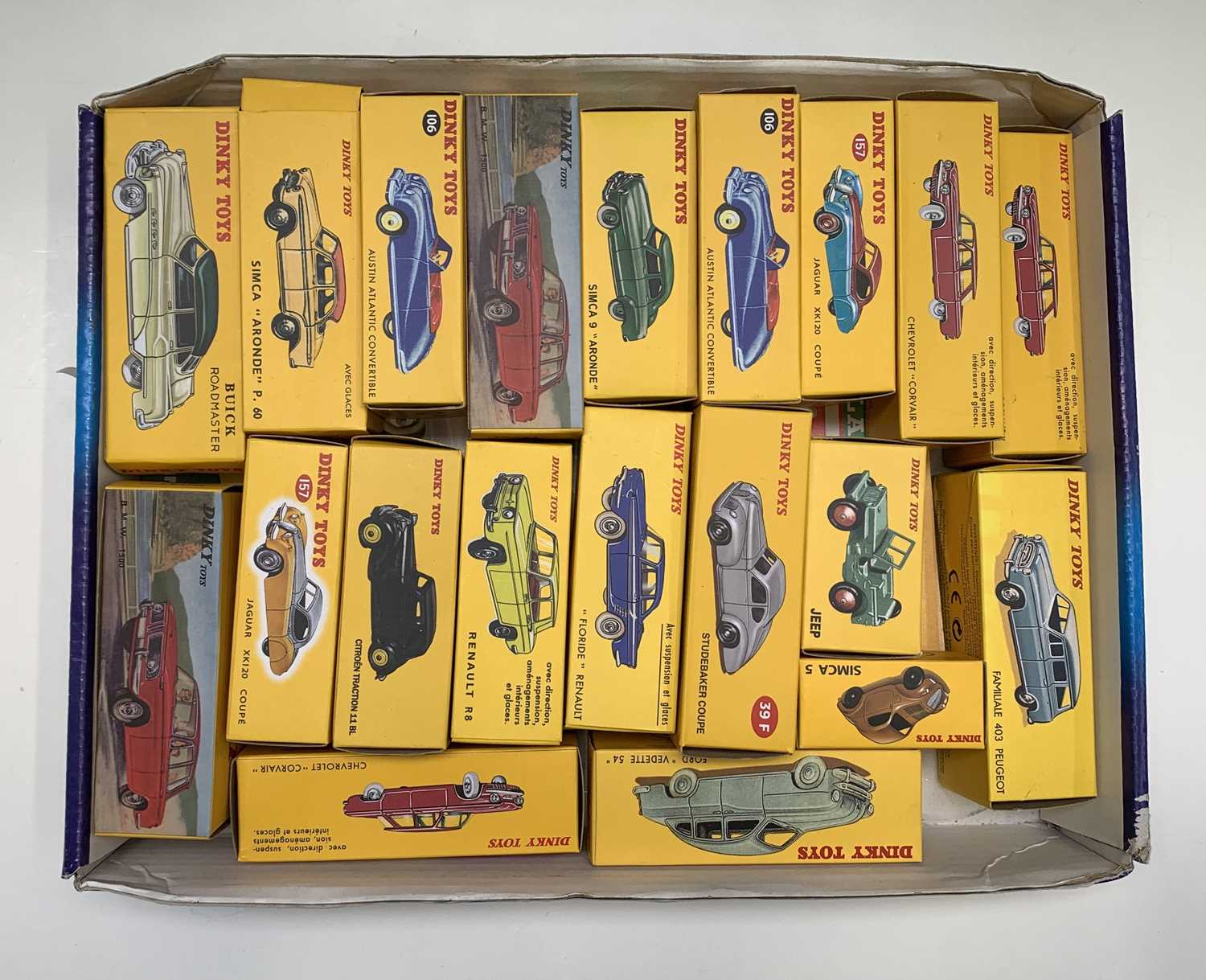 Lot 681 - Atlas Edition Dinky Toys - A box containing 20...