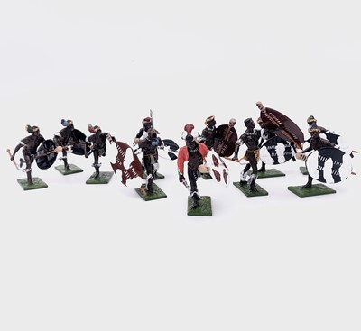 Lot 656 - Little Legion - Toy Soldiers - Zulu Warriors -...