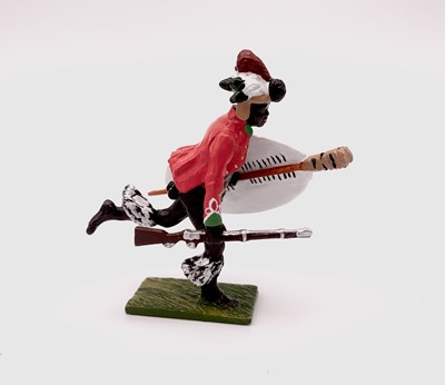 Lot 656 - Little Legion - Toy Soldiers - Zulu Warriors -...