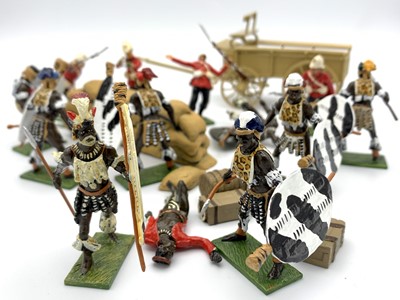 Lot 660 - Little Legion - Toy Soldiers - Zulu Wars - set...