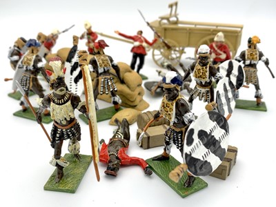 Lot 660 - Little Legion - Toy Soldiers - Zulu Wars - set...