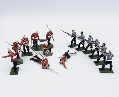 Lot 663 - Little Legion - Toy Soldiers - Zulu Wars - set...