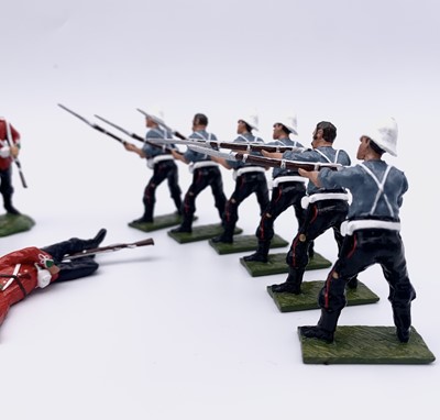 Lot 663 - Little Legion - Toy Soldiers - Zulu Wars - set...