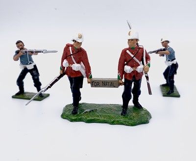 Lot 663 - Little Legion - Toy Soldiers - Zulu Wars - set...