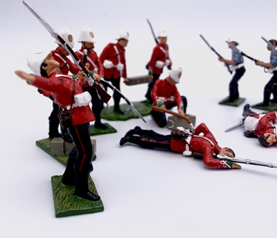 Lot 663 - Little Legion - Toy Soldiers - Zulu Wars - set...