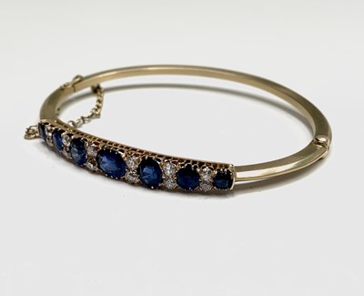 Lot 222 - A dazzling sapphire and diamond early 20th...