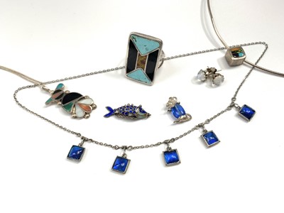 Lot 1026 - Native American Indian/ Navajo jewellery...