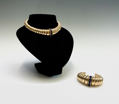 Lot 302 - An Yves Saint Laurent necklace and matching...
