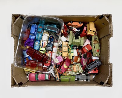 Lot 704 - Matchbox & Other Die Cast Models - A box...