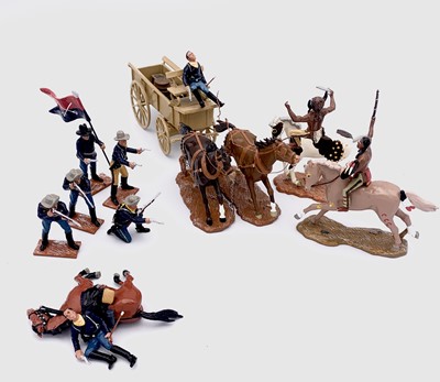 Lot 667 - Little Legion - Toy Soldiers - Wild West - Set...