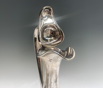 Lot 1000 - An elegant silver wine ewer by Edward & John...