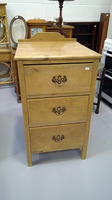 Lot 52 - Early 20th-century ash drawers. Height 96cm...