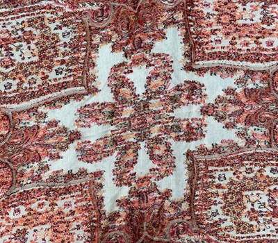 Lot 71 - A large paisley style shawl, approx 100 x 200cm