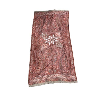 Lot 71 - A large paisley style shawl, approx 100 x 200cm