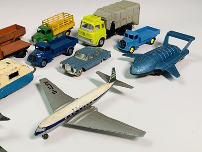 Lot 702 - Dinky Toys - A box containing mainly early...