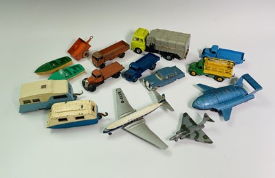 Lot 702 - Dinky Toys - A box containing mainly early...