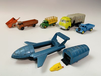 Lot 702 - Dinky Toys - A box containing mainly early...