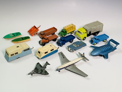 Lot 702 - Dinky Toys - A box containing mainly early...