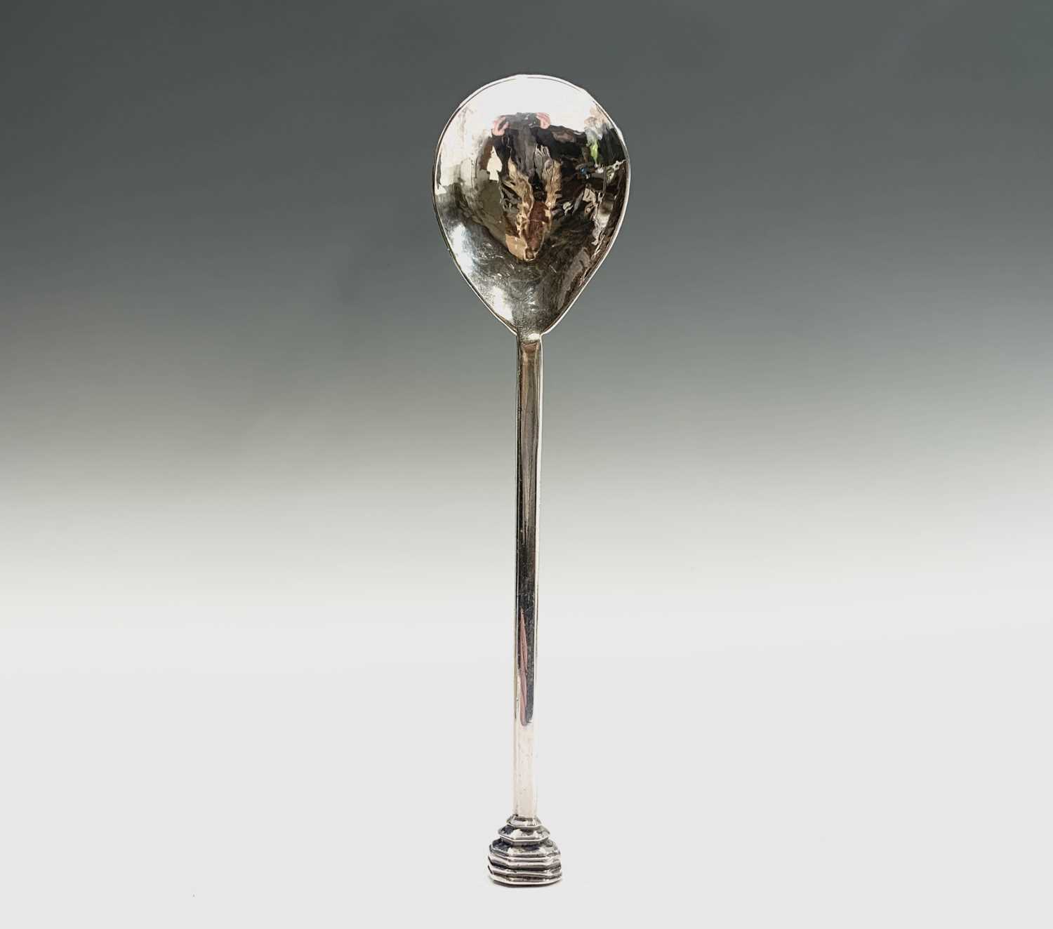 Lot 1073 - A modern Guild of Handicrafts silver spoon in...