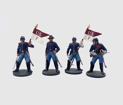 Lot 696 - Oryon Boxed Lead Soldiers - American Civil War...