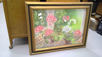 Lot 80 - Oil pastel artwork by Rosy Forward