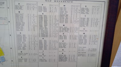 Lot 122 - Hand drawn road map of Tottenham Court Road,...