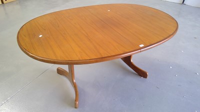 Lot 139 - G-Plan teak extending dining table height 72cm...