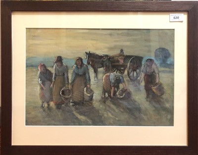 Lot 620 - Follower of William CONOR, Women harvesting,...