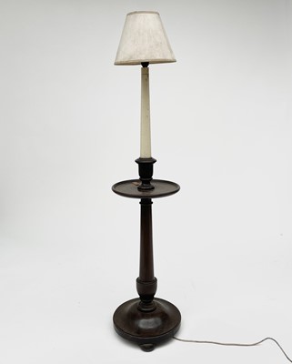 Lot 3072 - A mahogany standard lamp, 1920s, in the style...