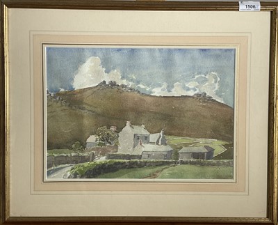 Lot 1506 - Edward WIGLEY (XX) 'Porthmear Farm with Carn...