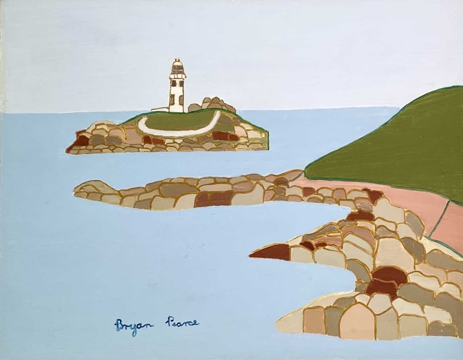 Lot 180 - Bryan PEARCE (1929-2006) Godrevy Lighthouse...