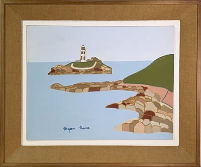 Lot 180 - Bryan PEARCE (1929-2006) Godrevy Lighthouse...