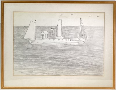 Lot 184 - Bryan PEARCE (1929-2006) Steam Ship Pencil and...