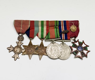 Lot 212 - Group of 6:- OBE, 2nd World War and Defence...