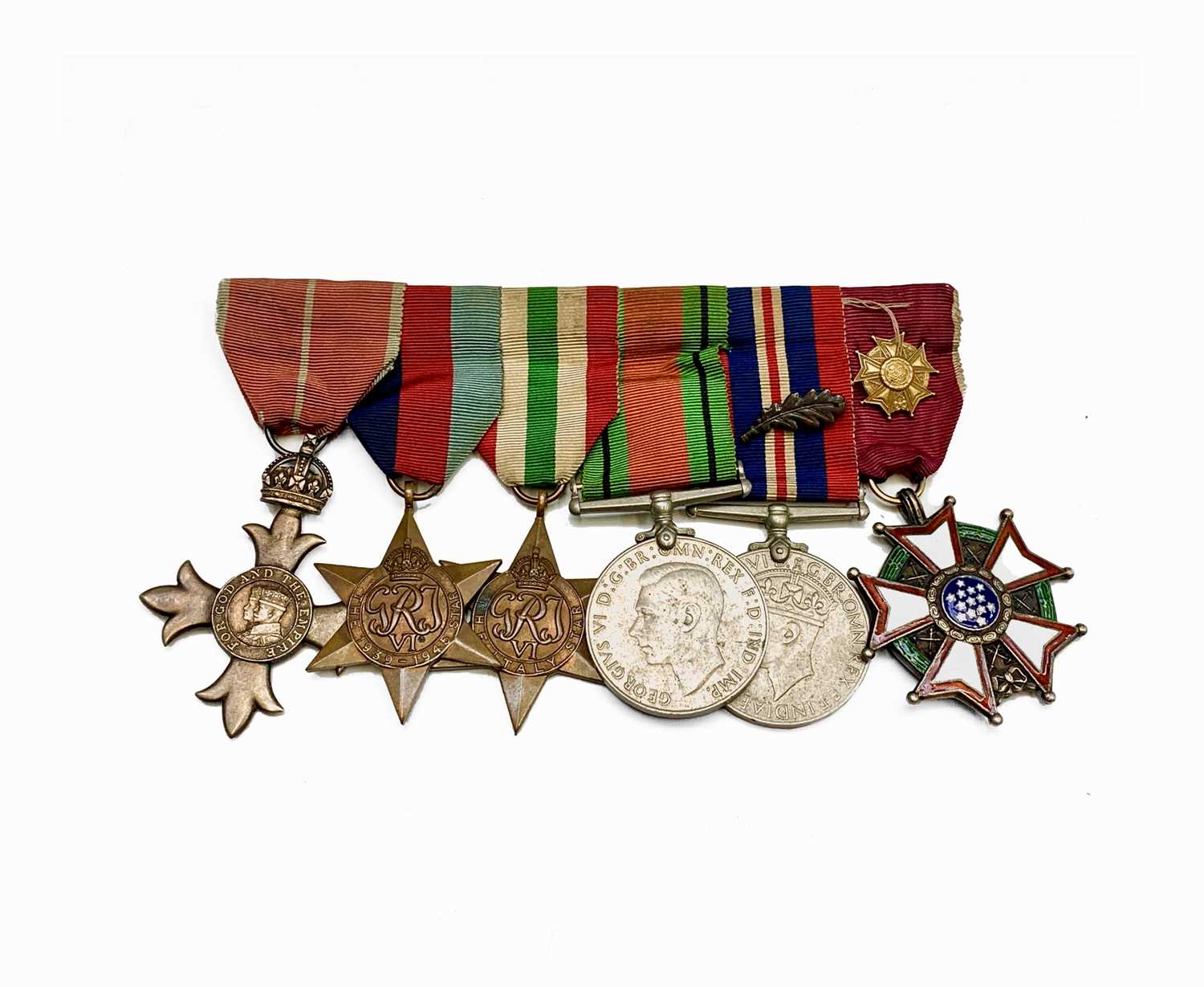 Lot 212 - Group of 6:- OBE, 2nd World War and Defence...