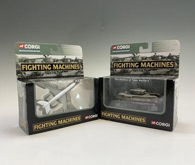 Lot 721 - Corgi Fighting Machines Diecast Series - A box...