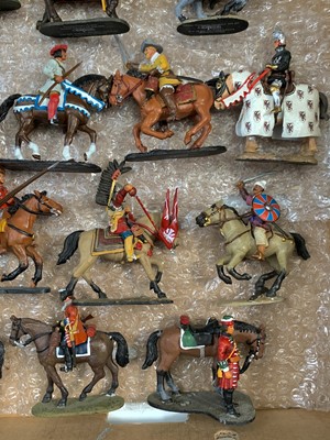 Lot 257 - Cavalry Through The Ages - A box containing 24...