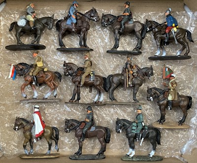 Lot 744 - Cavalry Through The Ages - A box containing 11...