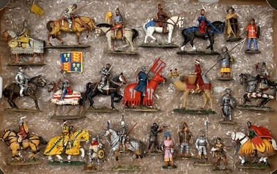 Lot 747 - Medieval Warriors - A box containing 15...