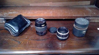 Lot 161 - Carl Zeiss Jena DDR 2,8/35 lens, Mirage auto...