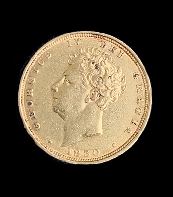 Lot 30 - G.B. George IV Gold Sovereign - A scarce 1830...